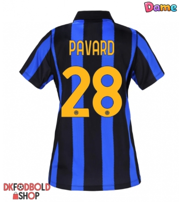 Inter Milan Benjamin Pavard #28 Hjemmebanetrøje Dame 2026-27 Kort ærmer Inter Milan Benjamin Pavard #28 Hjemmebanetrøje Dame 2026-27 Kort ærmer